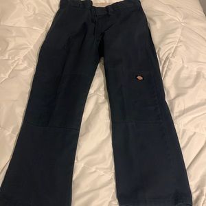 Double knee blue dickies size 34 waist and 30 length
